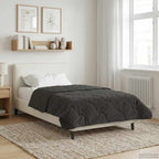 Duvet Invernale Trapuntato Antracite 135 x 200 cm