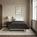 Duvet Invernale Trapuntato Antracite 135 x 200 cm