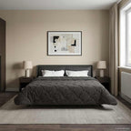 Duvet Invernale Trapuntato Antracite 200 x 200 cm