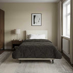 Duvet Invernale Trapuntato Antracite 155 x 220 cm