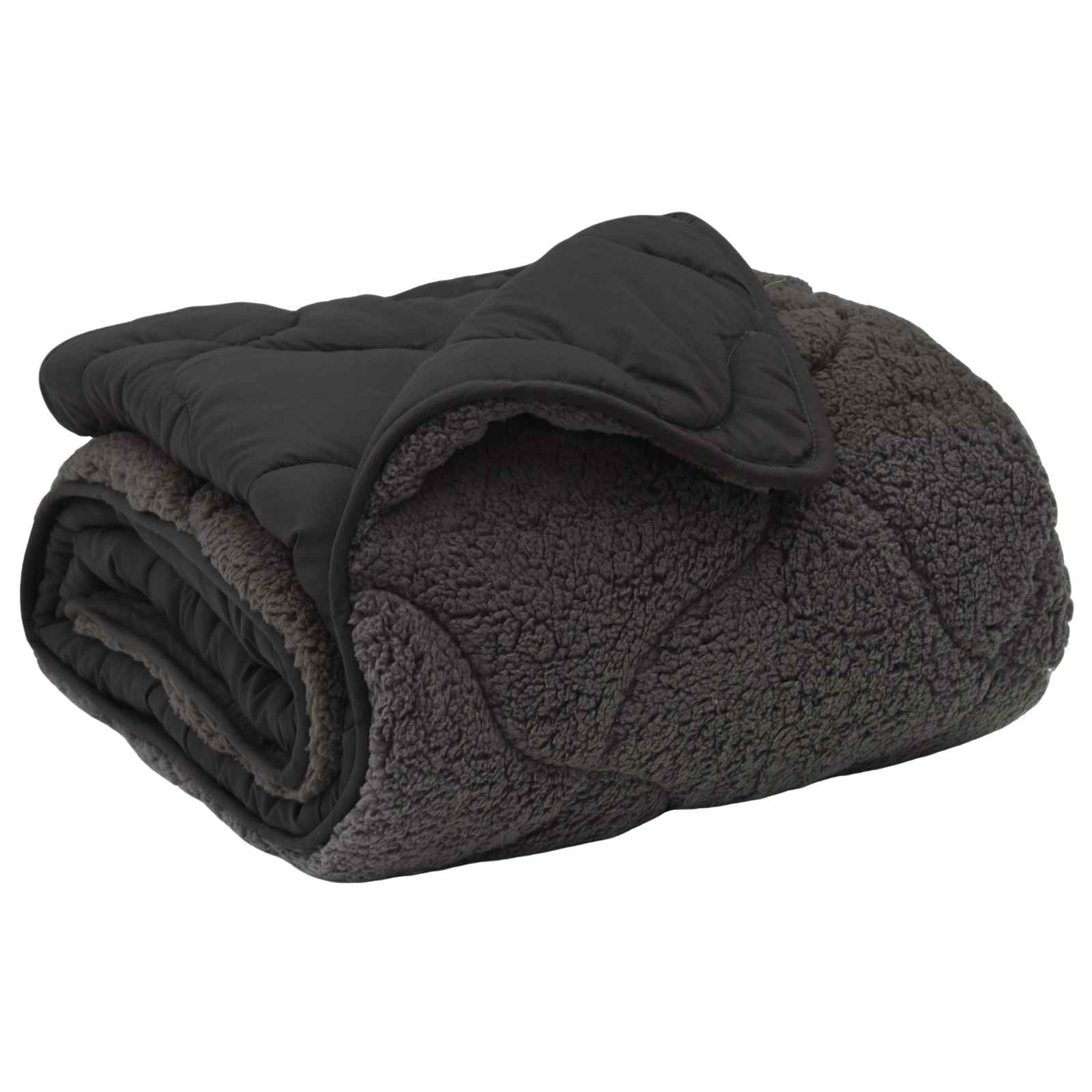 Duvet Invernale Trapuntato Antracite 220 x 260 cm