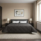 Duvet Invernale Trapuntato Antracite 240 x 260 cm
