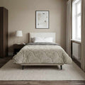 Duvet Invernale Trapuntato Grigio chiaro 135 x 200 cm