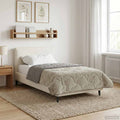 Duvet Invernale Trapuntato Grigio chiaro 140 x 220 cm