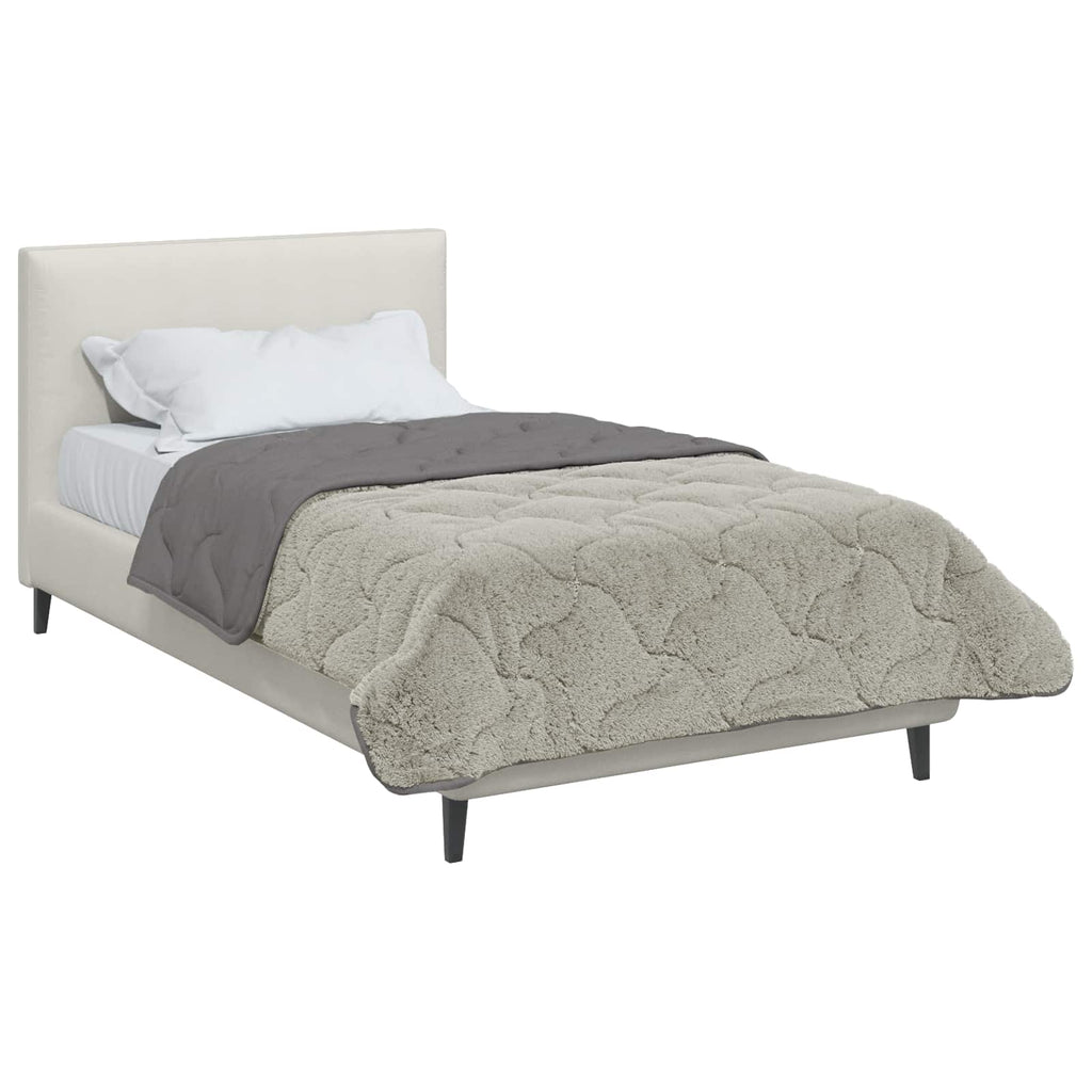 Duvet Invernale Trapuntato Grigio chiaro 140 x 220 cm