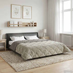 Duvet Invernale Trapuntato Grigio chiaro 200 x 200 cm