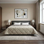 Duvet Invernale Trapuntato Grigio chiaro 200 x 200 cm