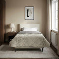 Duvet Invernale Trapuntato Grigio chiaro 135 x 200 cm