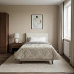 Duvet Invernale Trapuntato Grigio chiaro 155 x 220 cm