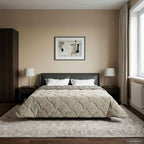 Duvet Invernale Trapuntato Grigio chiaro 200 x 220 cm