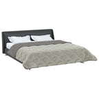 Duvet Invernale Trapuntato Grigio chiaro 200 x 220 cm