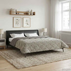 Duvet Invernale Trapuntato Grigio chiaro 220 x 260 cm