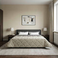 Duvet Invernale Trapuntato Grigio chiaro 220 x 260 cm