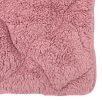 Duvet Invernale Rosa 135 x 200 cm Microfibra e Fleece Teddy