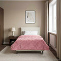 Duvet Invernale Rosa 140 x 220 cm Microfibra e Fleece Teddy