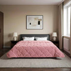 Duvet Invernale Rosa 240 x 260 cm Microfibra e Fleece Teddy