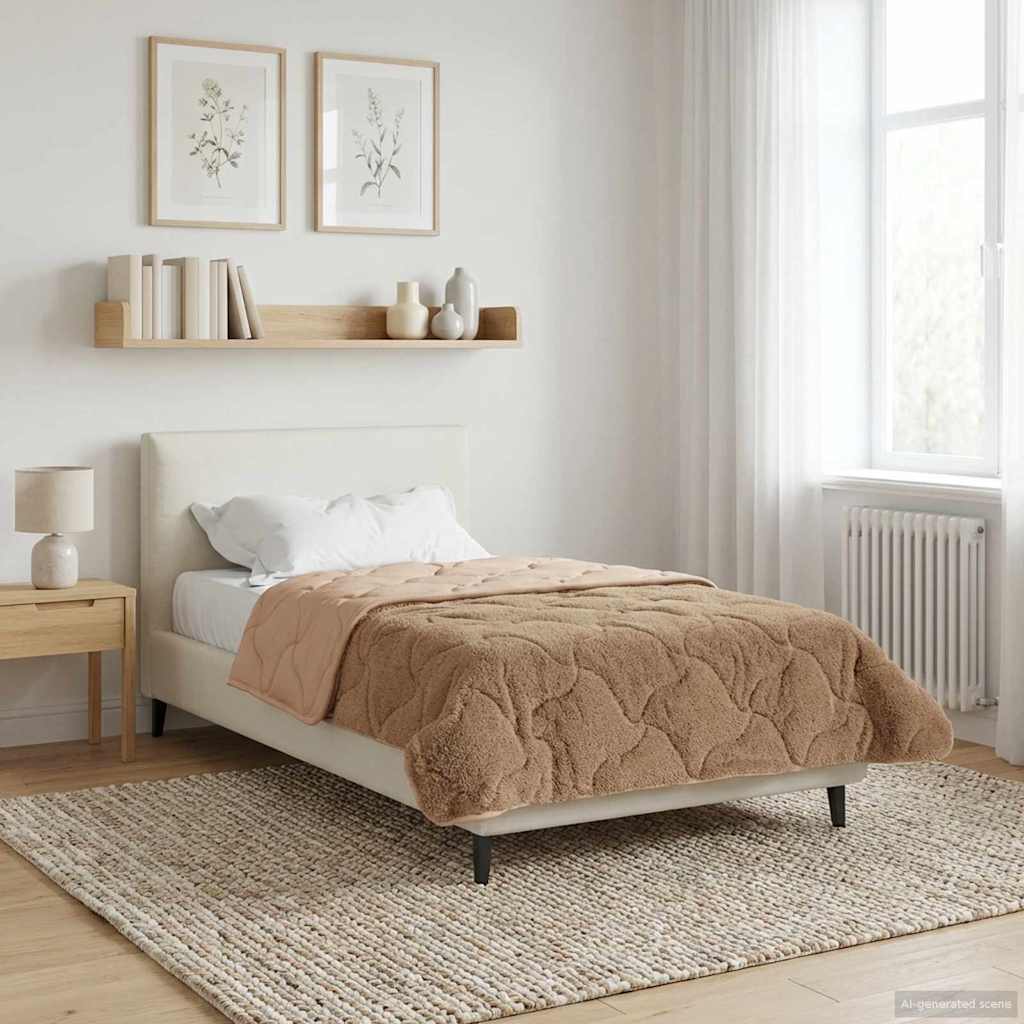 Duvet Invernale Talpa 135 x 200 cm Microfibra e Fleece Teddy