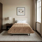 Duvet Invernale Talpa 140 x 220 cm Microfibra e Fleece Teddy
