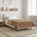 Duvet Invernale Talpa 155 x 200 cm Microfibra e Fleece Teddy
