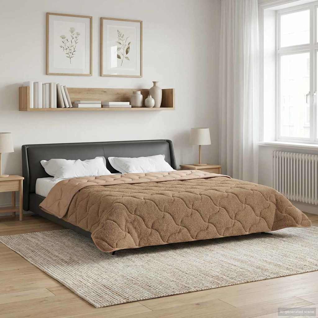 Duvet Invernale Talpa 200 x 200 cm Microfibra e Fleece Teddy