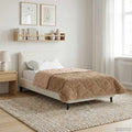 Duvet Invernale Talpa 140 x 220 cm Microfibra e Fleece Teddy
