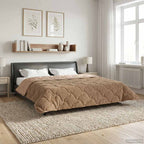 Duvet Invernale Talpa 220 x 240 cm Microfibra e Fleece Teddy