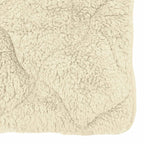 Duvet Invernale Crema 135 x 220 cm Microfibra e Fleece Teddy