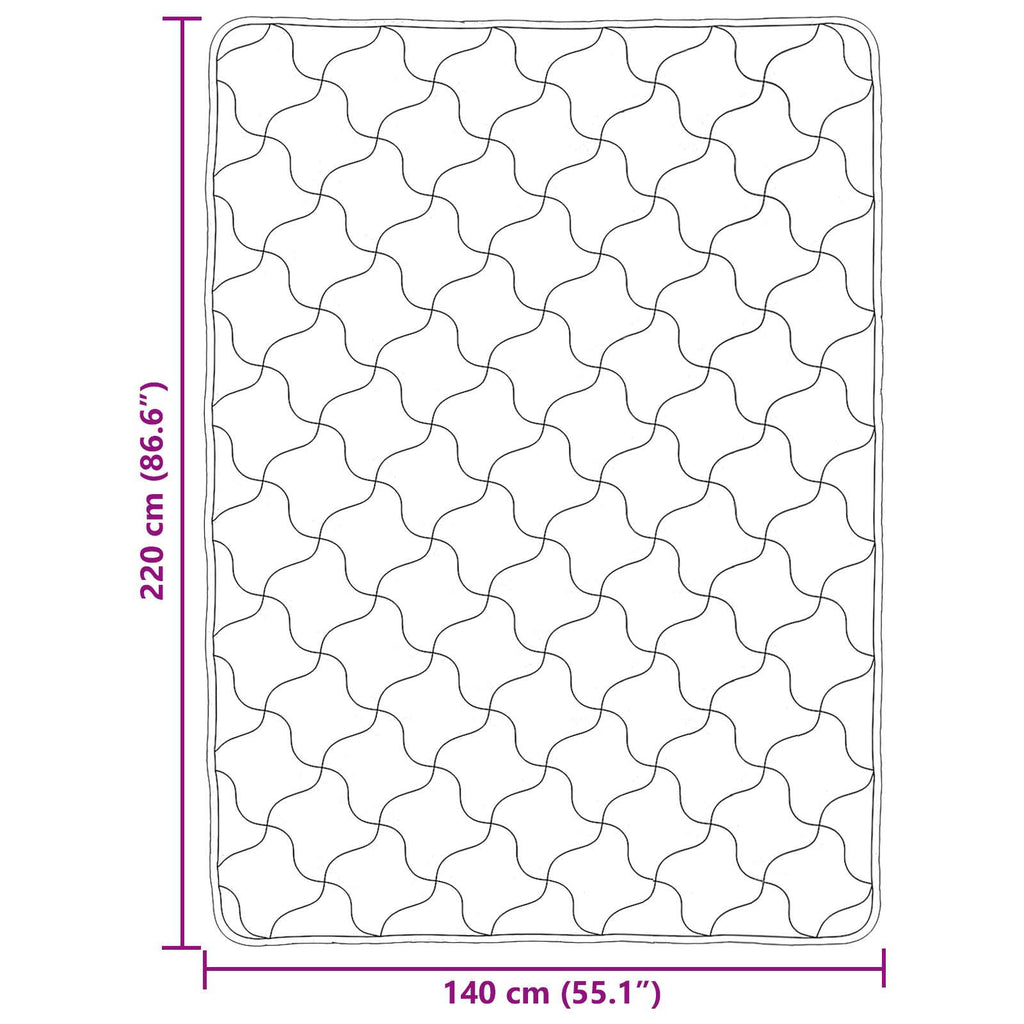 Duvet Invernale Crema 140 x 220 cm Microfibra e Fleece Teddy