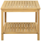 Tavolo laterale Olio Naturale 50 x 35 x 45 cm
