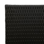 Vasetto alto Nero 55 x 22 x 70 cm polyrattan
