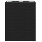 Vasetto alto Nero 55 x 22 x 70 cm polyrattan