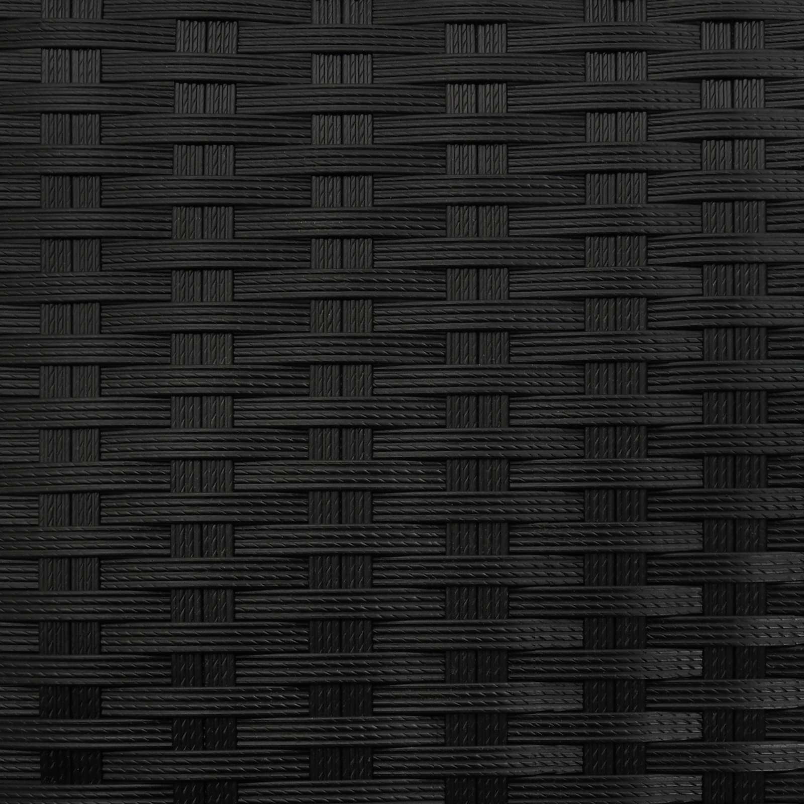 Tavolo laterale Nero polyrattan