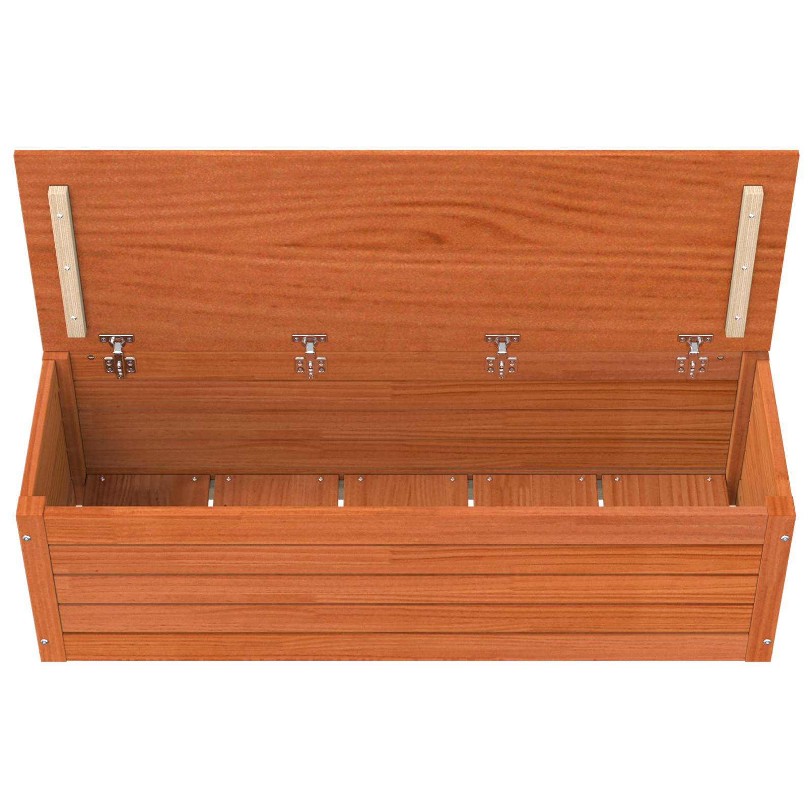 Scatola di Stoccaggio Marrone cerato 109 x 36,5 x 33 cm