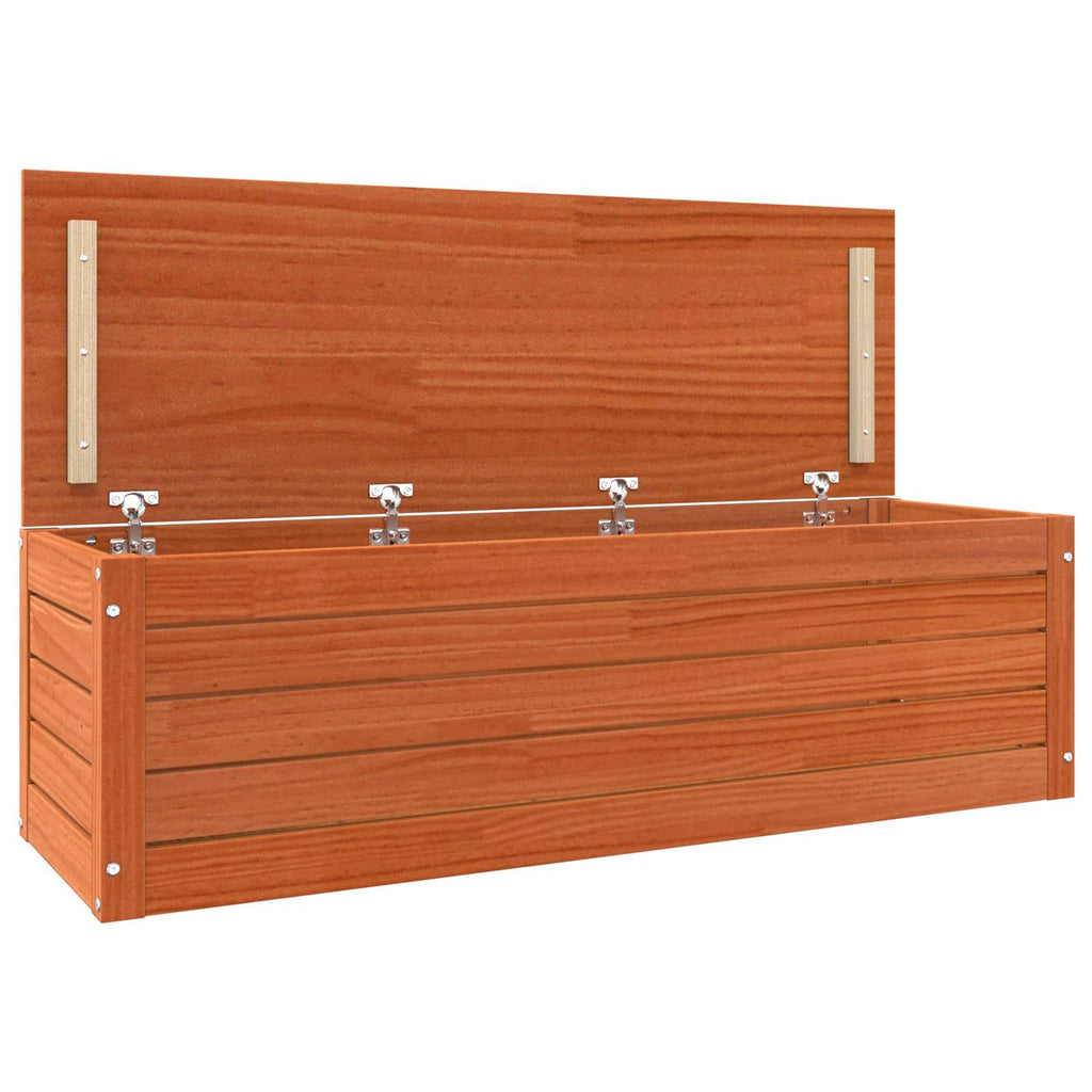 Scatola di Stoccaggio Marrone cerato 109 x 36,5 x 33 cm