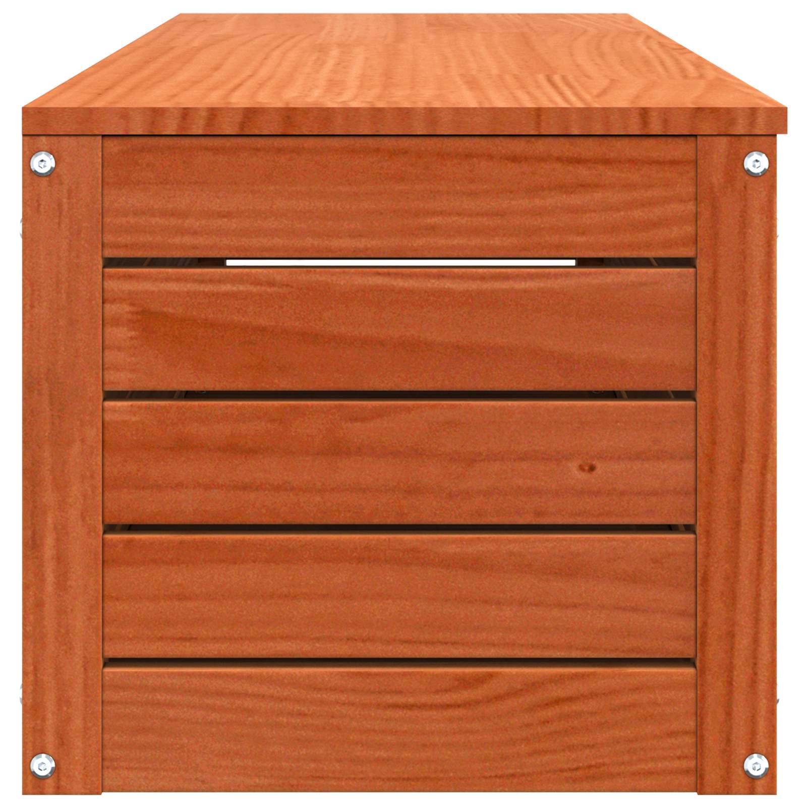 Scatola di Stoccaggio Marrone cerato 109 x 36,5 x 33 cm