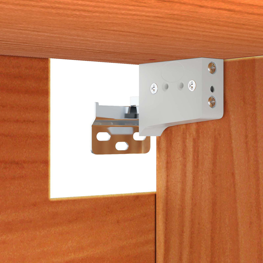 Armadietto a muro 2 pcs Marrone cerato 80 x 30 x 35 cm