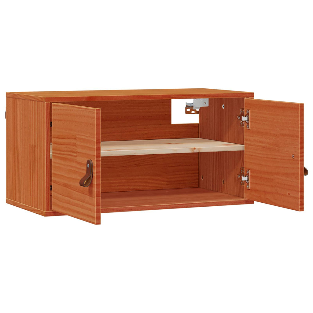Armadietto a muro 2 pcs Marrone cerato 60 x 30 x 30 cm