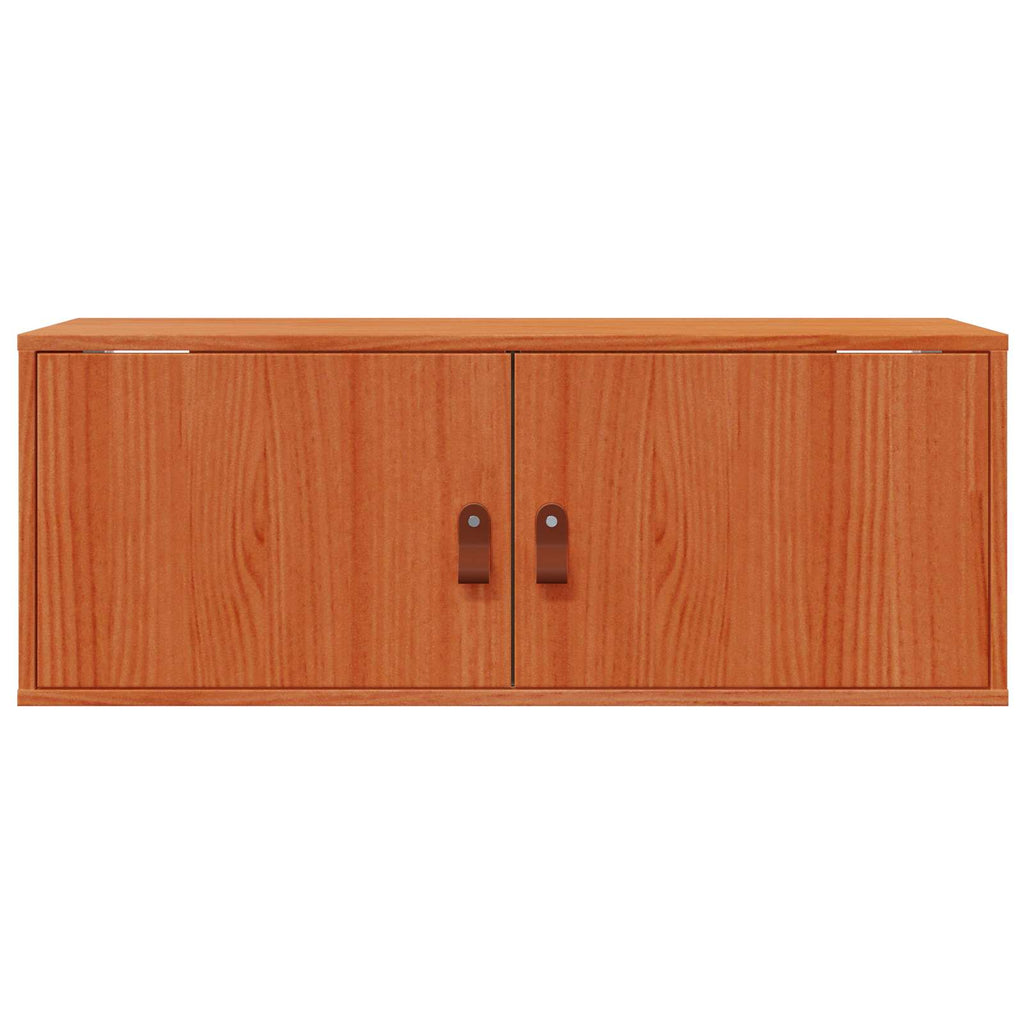 Armadietto a muro Marrone cerato 80 x 30 x 30 cm Pino massello