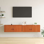 Armadietto a muro 2 pcs Marrone cerato 80 x 30 x 30 cm