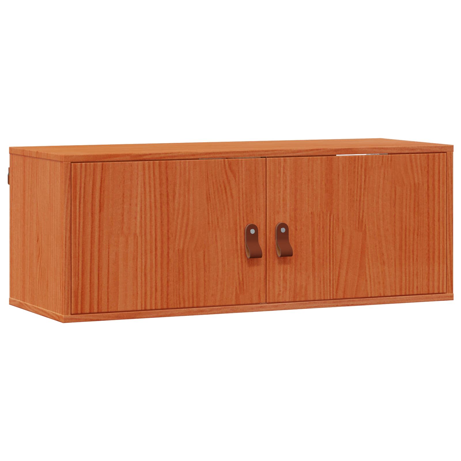 Armadietto a muro 2 pcs Marrone cerato 80 x 30 x 30 cm