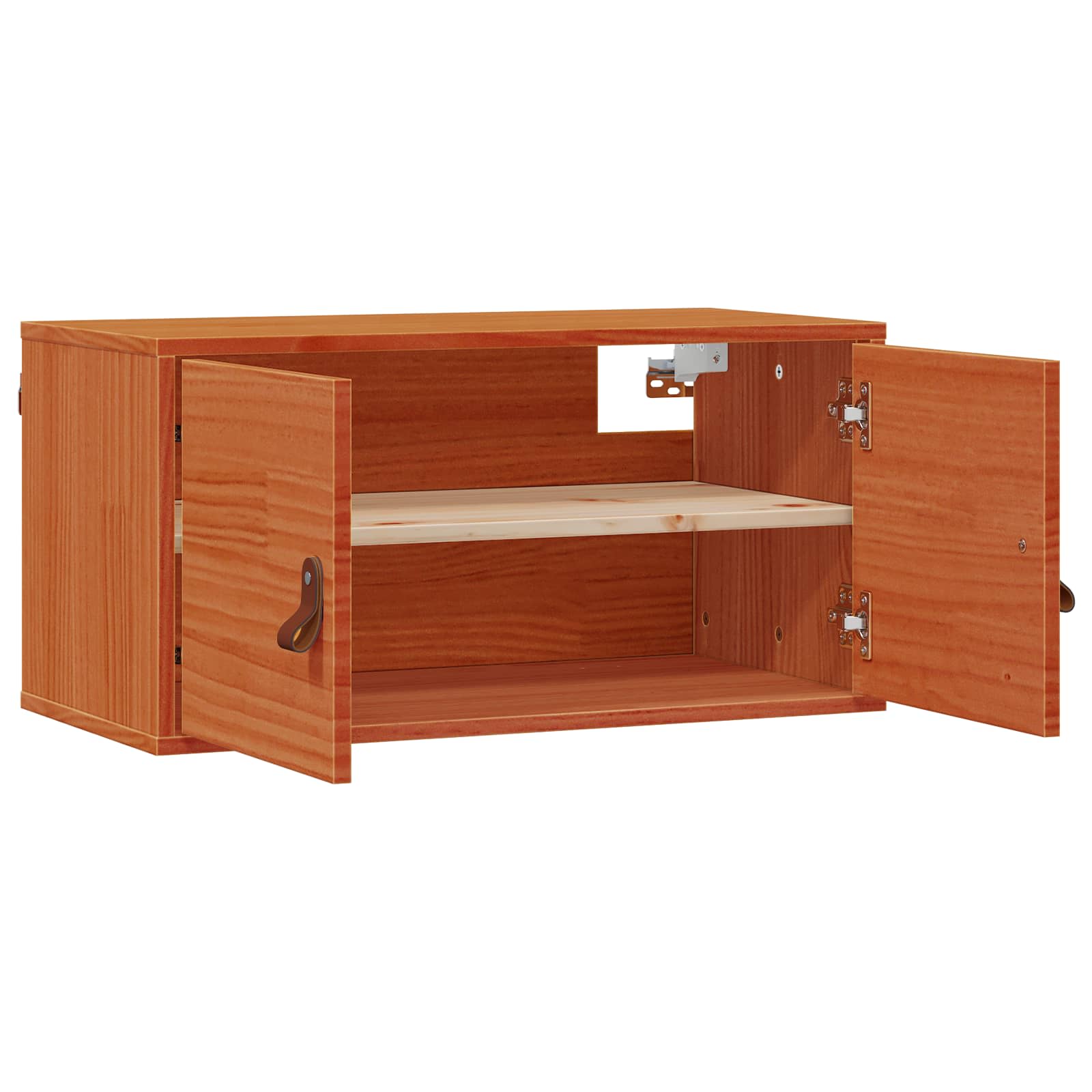 Armadietto a muro 2 pcs Marrone cerato 80 x 30 x 30 cm
