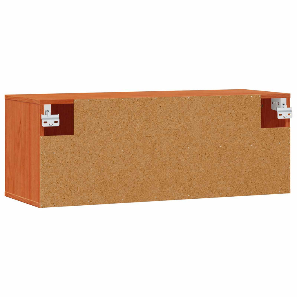 Armadietto a muro 2 pcs Marrone cerato 80 x 30 x 30 cm