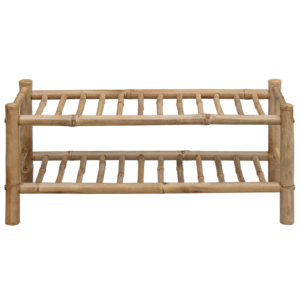 Scarpiera con lo scaffale Naturale 68 x 28 x 30 cm Bambù