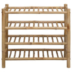 Scarpiera con lo scaffale Naturale 68 x 28 x 63 cm Bambù