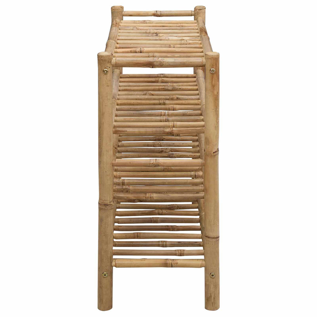 Scarpiera con lo scaffale Naturale 68 x 28 x 63 cm Bambù