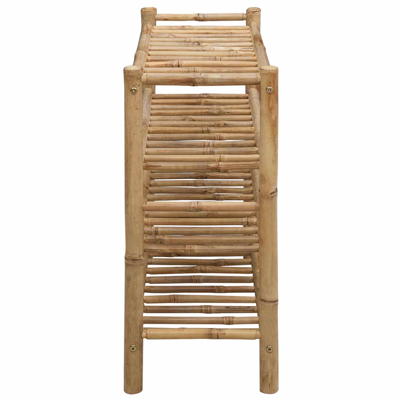Scarpiera con lo scaffale Naturale 68 x 28 x 63 cm Bambù
