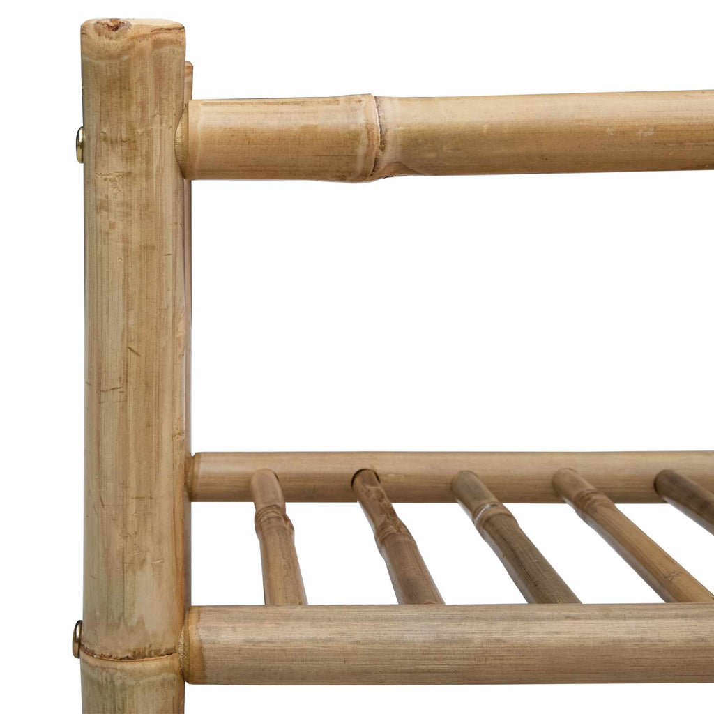 Scarpiera con lo scaffale Naturale 68 x 28 x 96 cm Bambù