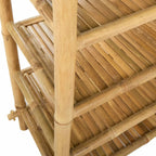 Scarpiera con lo scaffale Naturale 4 ripiani Bambù