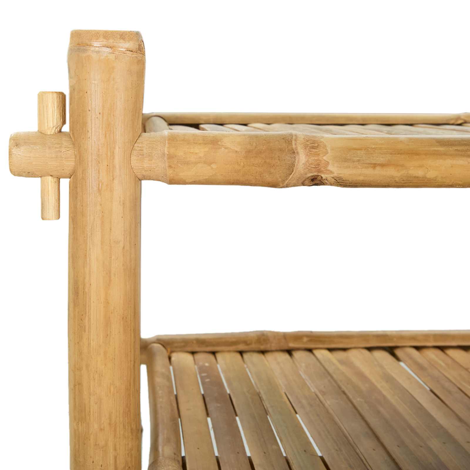Scarpiera con lo scaffale Naturale 6 ripiani Bambù