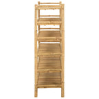 Scarpiera con lo scaffale Naturale 6 ripiani Bambù
